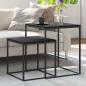Preview: ARDEBO.de - Couchtisch-Set 2-tlg. Holzwerkstoff und Metall