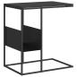 Preview: Beistelltisch Schwarz 55x36x59,5 cm Holzwerkstoff