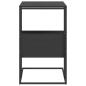 Preview: Beistelltisch Schwarz 55x36x59,5 cm Holzwerkstoff
