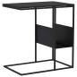Preview: Beistelltisch Schwarz 55x36x59,5 cm Holzwerkstoff