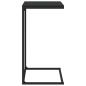 Preview: Beistelltisch Schwarz 55x35x66 cm Holzwerkstoff