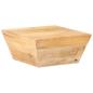 Preview: ARDEBO.de - Couchtisch V-Form 66x66x30 cm Mango Massivholz