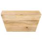 Preview: Couchtisch V-Form 66x66x30 cm Mango Massivholz