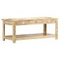 Preview: ARDEBO.de - Couchtisch 110 x 50 x 45 cm Handgemalt Massivholz Mango