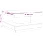 Preview: Couchtisch Dunkelbraun 60x60x35 cm MDF