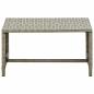 Preview: Couchtisch Beige 70x40x38 cm Poly Rattan
