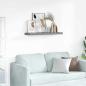 Preview: ARDEBO.de - Schweberegal Grau 80x23,5x3,8 cm MDF