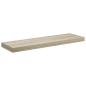 Preview: Schweberegal Eiche-Optik 80x23,5x3,8 cm MDF