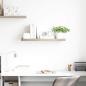 Preview: Schweberegal Eiche-Optik 80x23,5x3,8 cm MDF