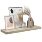 Preview: Schweberegal Eiche-Optik 80x23,5x3,8 cm MDF
