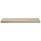 Preview: Schweberegal Eiche-Optik 80x23,5x3,8 cm MDF