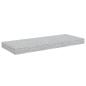 Preview: Schweberegale 4 Stk. Betongrau 60x23,5x3,8 cm MDF