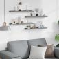 Preview: Wandregale 4 Stk. Grau 60x9x3 cm