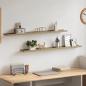 Preview: ARDEBO.de - Wandregale 2 Stk. Sonoma-Eiche 100x9x3 cm