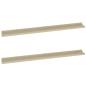 Preview: Wandregale 2 Stk. Sonoma-Eiche 100x9x3 cm