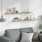 Preview: Wandregale 2 Stk. Sonoma-Eiche 100x9x3 cm