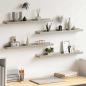 Preview: ARDEBO.de - Wandregale 4 Stk. Betongrau 60x9x3 cm