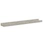 Preview: Wandregale 4 Stk. Betongrau 60x9x3 cm
