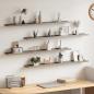 Preview: ARDEBO.de - Wandregale 4 Stk. Betongrau 100x9x3 cm