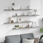 Preview: Wandregale 4 Stk. Betongrau 100x9x3 cm