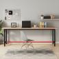 Preview: ARDEBO.de - Werkbank 220x55x81,5 cm Massivholz Buche und Metall