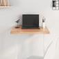 Preview: ARDEBO.de - Tischplatte Hellbraun 60x50x(2-4) cm Massivholz Eiche Behandelt