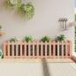 Preview: ARDEBO.de - Hochbeet Lattenzaun-Design 200x50x50 cm Massivholz Douglasie