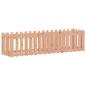 Preview: Hochbeet Lattenzaun-Design 200x50x50 cm Massivholz Douglasie