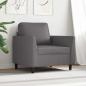 Preview: Sessel Grau 60 cm Kunstleder