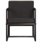 Preview: Sessel Schwarz Echtleder