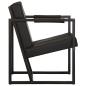 Preview: Sessel Schwarz Echtleder