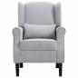 Preview: Sessel Hellgrau Stoff