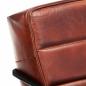 Preview: Sessel Dunkelbraun Echtleder