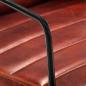 Preview: Sessel Dunkelbraun Echtleder
