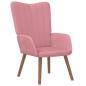 Preview: Relaxsessel Rosa Samt