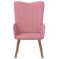 Preview: Relaxsessel Rosa Samt