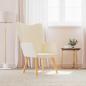 Preview: ARDEBO.de - Relaxsessel Creme Stoff