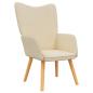 Preview: Relaxsessel Creme Stoff