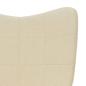 Preview: Relaxsessel Creme Stoff