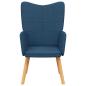 Preview: Relaxsessel Blau Stoff