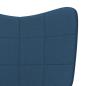 Preview: Relaxsessel Blau Stoff
