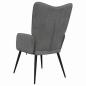 Preview: Relaxsessel Dunkelgrau Stoff
