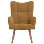 Preview: Relaxsessel Braun Samt