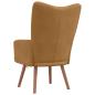 Preview: Relaxsessel Braun Samt