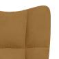Preview: Relaxsessel Braun Samt