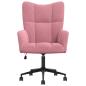 Preview: Relaxsessel Rosa Samt