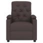 Preview: Relaxsessel Dunkelbraun Stoff