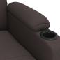 Preview: Relaxsessel Dunkelbraun Stoff