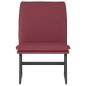 Preview: Loungesessel Weinrot 52x75x76 cm Stoff
