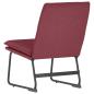 Preview: Loungesessel Weinrot 52x75x76 cm Stoff